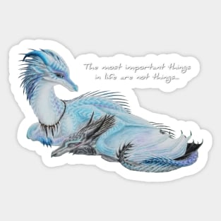 Icewing Sisters Snowfox and Snowowl Sticker